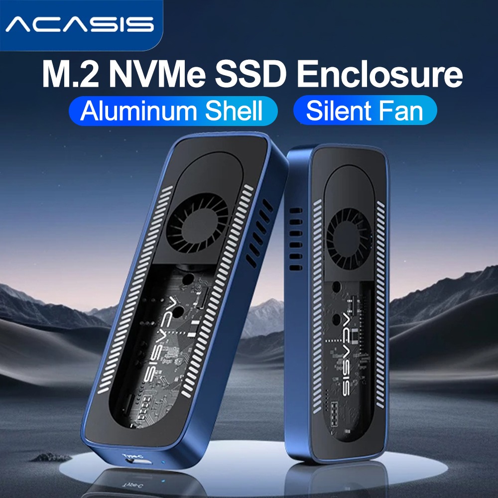 8Tb M2 Nvme Ssd - Caja de almacenamiento ACASIS 10Gbps M.2