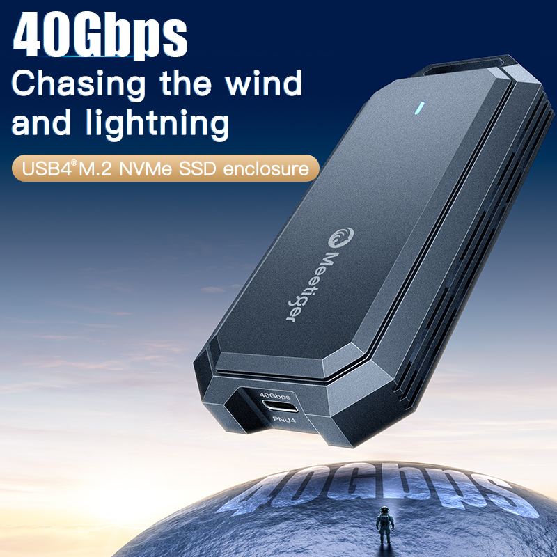 Carcasa Meetiger para SSD M.2  - Usb4 40Gbps External Ssd 8Tb reseña y precio